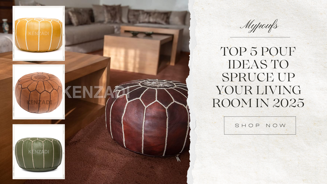 Top 5 Pouf Ideas to Spruce Up Your Living Room in 2025