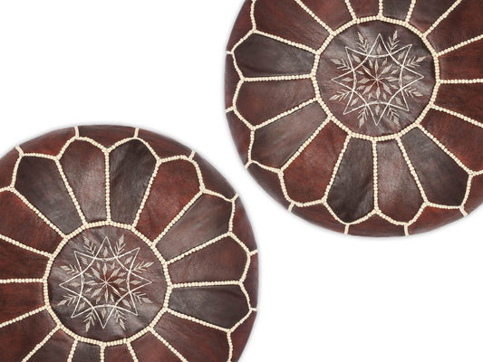 Dive into the World of Handcrafted Moroccan Leather Poufs - My Poufs