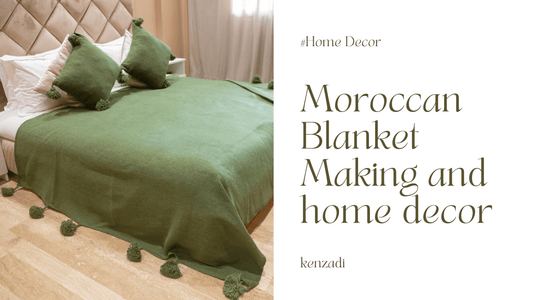 Moroccan Blanket Making and home decor - My Poufs