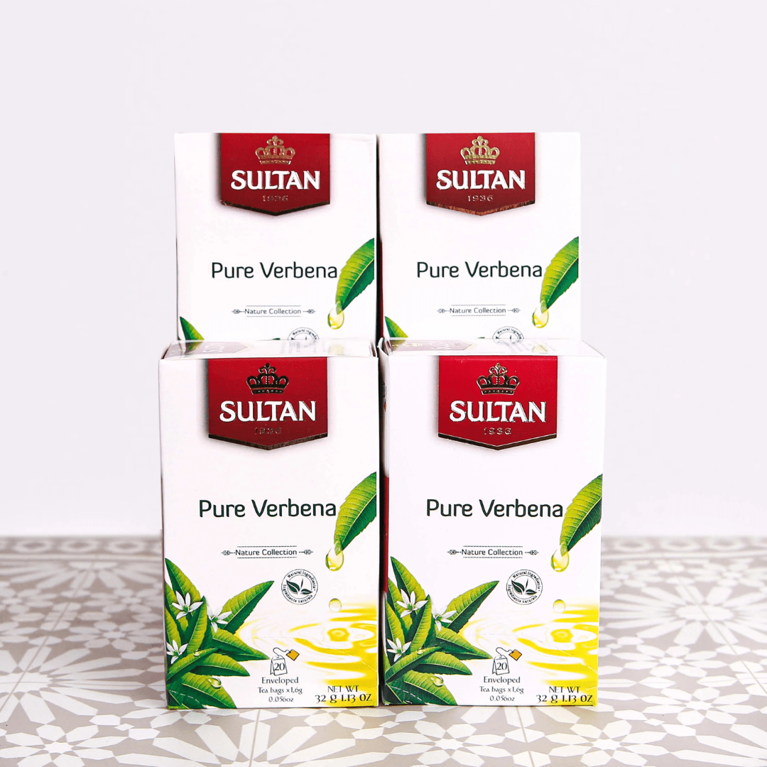 Sultan Pure Verbena Tea - 20 Tea Bags - Handmade by My Poufs