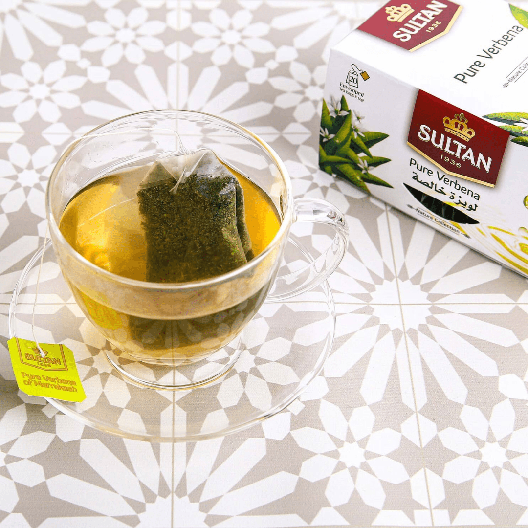 Sultan Pure Verbena Tea - 20 Tea Bags - Handmade by My Poufs