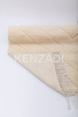 Authentic Handmade Moroccan Beni Ouarain Rug - 6x10 Area Rug - Rustic Yet Elegant Design - Soft and Plush Texture - Versatile for Any Interior Style