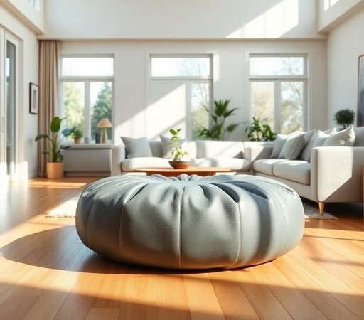 Kenzadi Handcrafted Leather Poufs: Sustainable Home Upgrade
