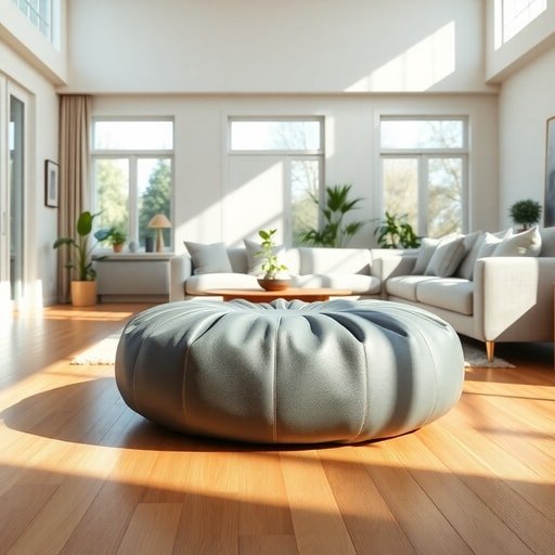 Kenzadi Handcrafted Leather Poufs: Sustainable Home Upgrade