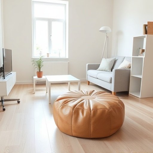 Integrating Leather Poufs Into Small Apartment Spaces