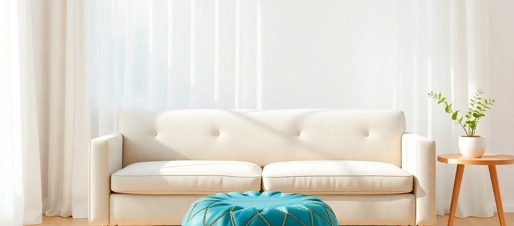 How To Mix & Match Moroccan Poufs With Minimalist Décor
