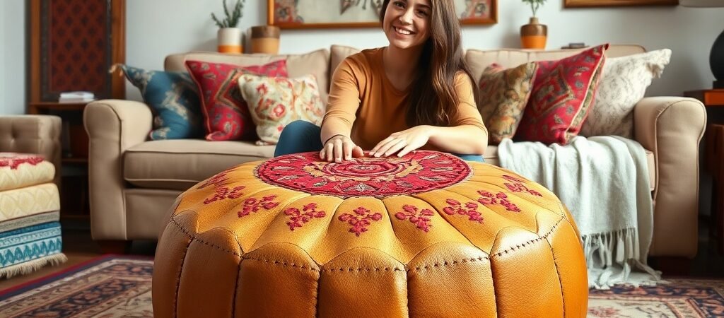 Diy Leather Pouf Makeover: Step‑By‑Step Guide With Kenzadi