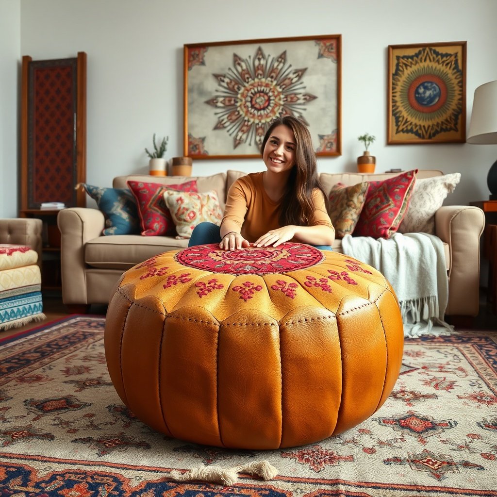 Diy Leather Pouf Makeover: Step‑By‑Step Guide With Kenzadi