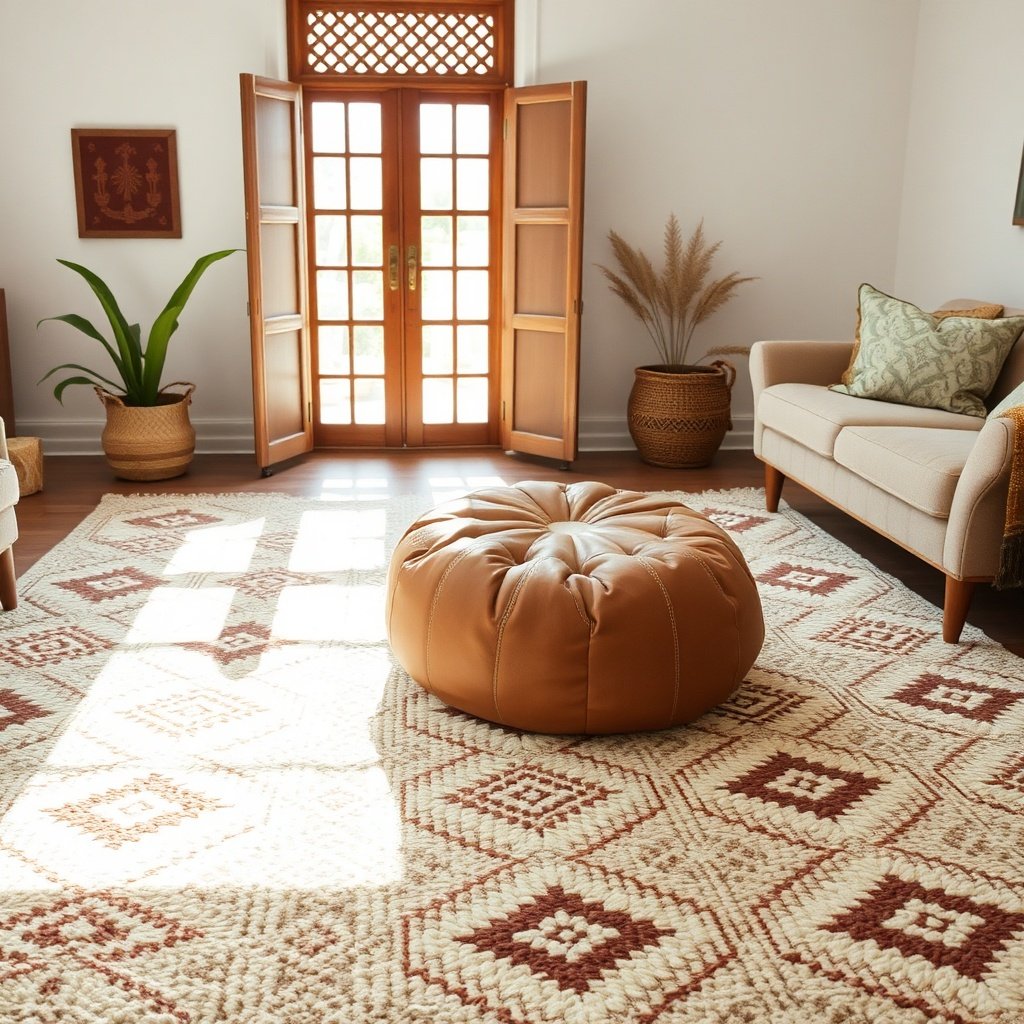 Berber Rug Vs Moroccan Pouf: Which Fits Your Home?