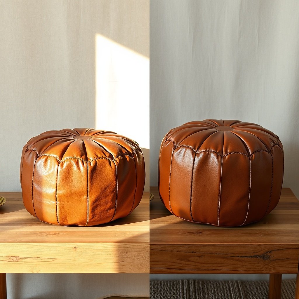 How to Look for a Moroccan Leather Pouf: Real vs Fake